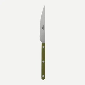 Bistrot Vintage Solid Dinner Knife - Green Fern