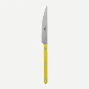 Bistrot Vintage Solid Dinner Knife - Yellow