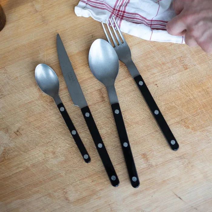 Bistrot Vintage Solid Teaspoon - Black