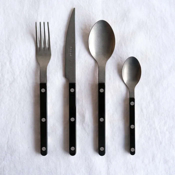 Bistrot Vintage Solid Teaspoon - Black