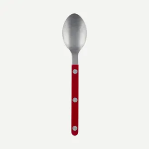 Bistrot Vintage Solid Teaspoon - Burgundy