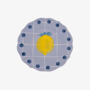 Bitossi Home | Quadri Fruit Plate - Lavender
