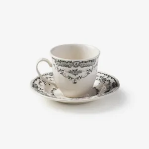 Bitossi Home | "Rose" Tea Cup With Saucer