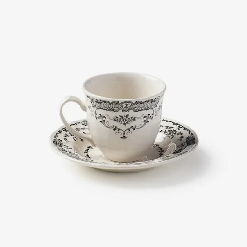 Bitossi Home | "Rose" Tea Cup With Saucer