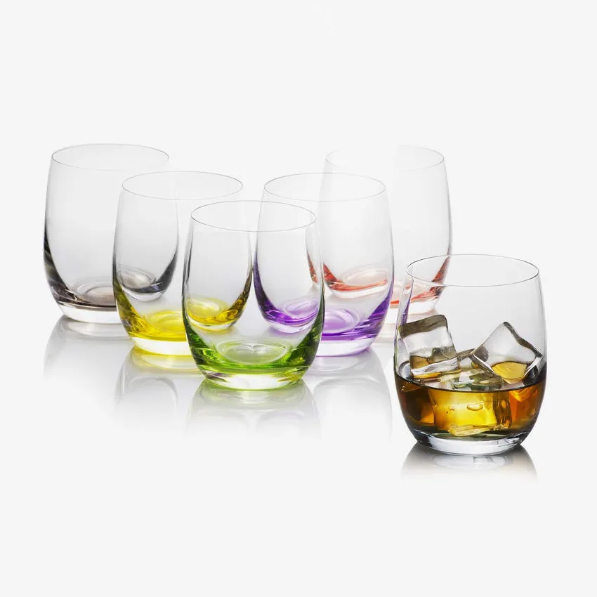 Bohemia | Rainbow Fresh Assorted Tumbler - Set of 6