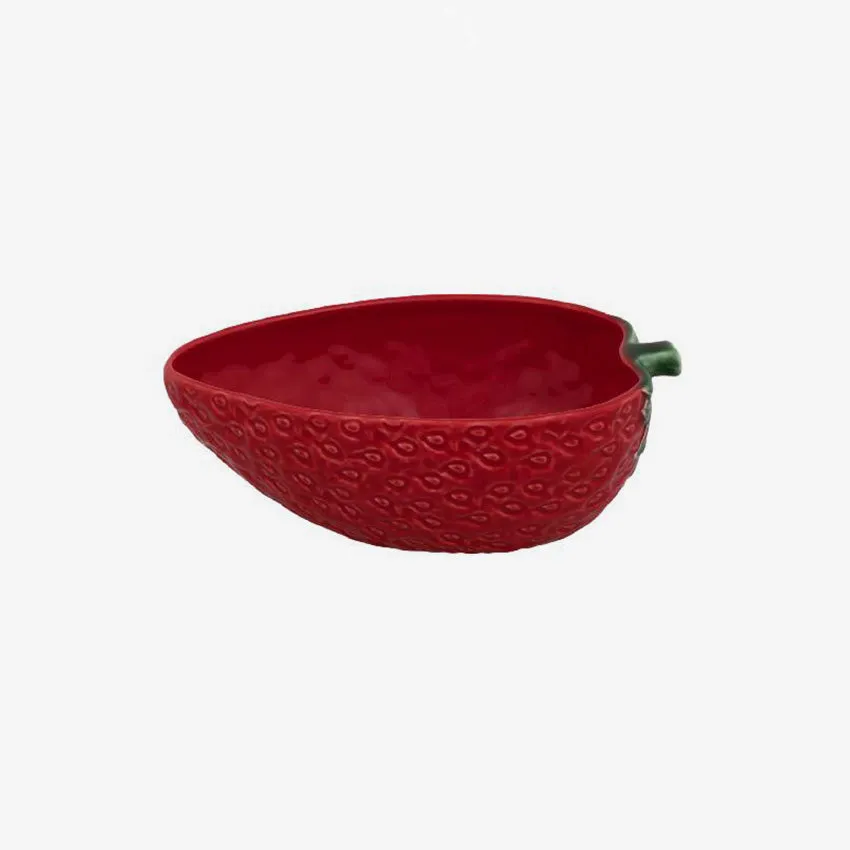 Bordallo Pinheiro | Strawberries Large Oval bowl