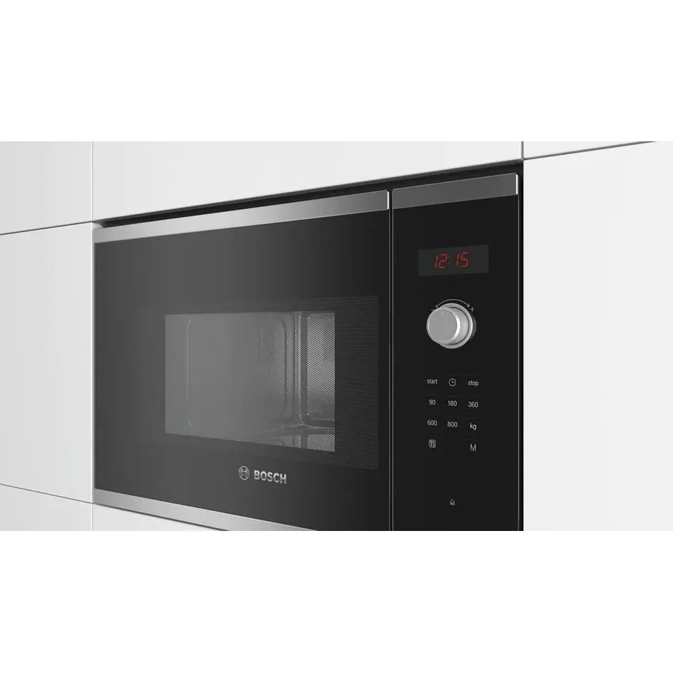 Bosch 20L Integrated Stainless Steel Microwave | BFL523MS0B