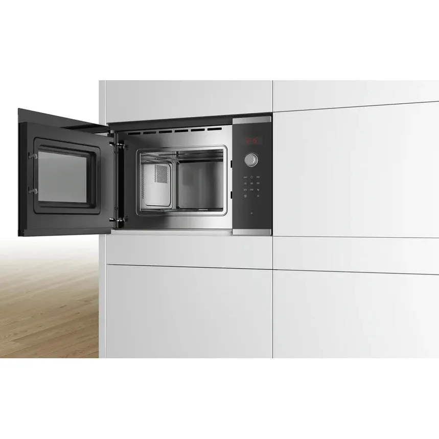 Bosch 20L Integrated Stainless Steel Microwave | BFL523MS0B