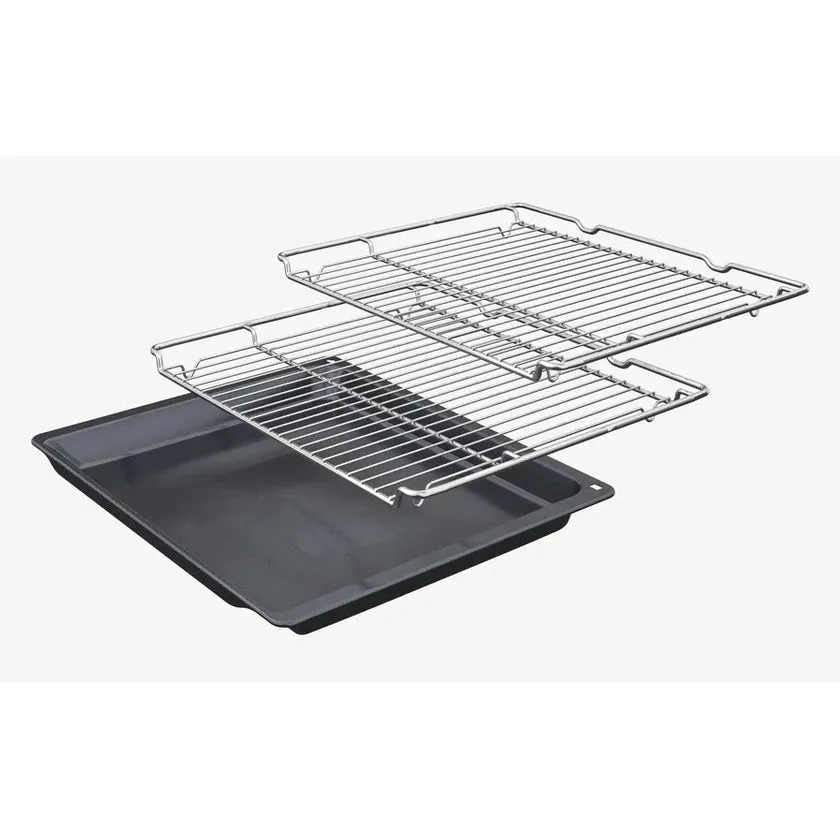 Bosch Series 8 60cm 45 litre built in single oven with microwave function | CMG7241B1B