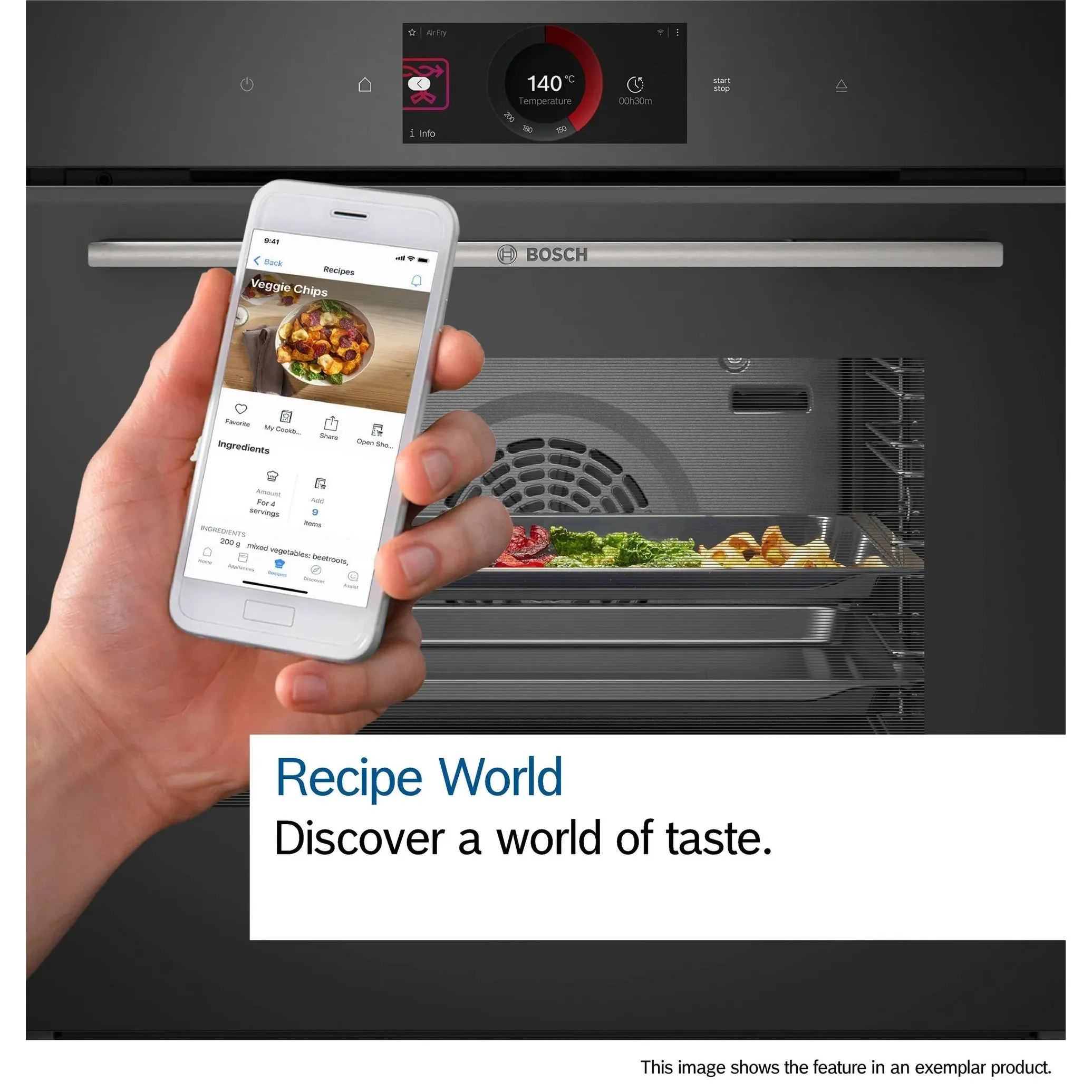 Bosch Series 8 Built-in oven 60 x 60 cm Black | HBG7741B1B