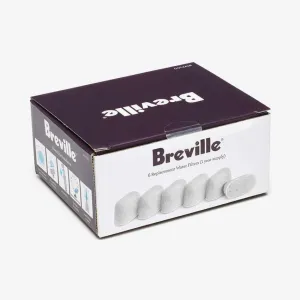 Breville | Set of 6 Replacement Water Filters