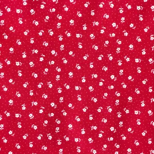 Bright Flower - Red - Atsuko Matsuyama - 30's Collection - Yuwa