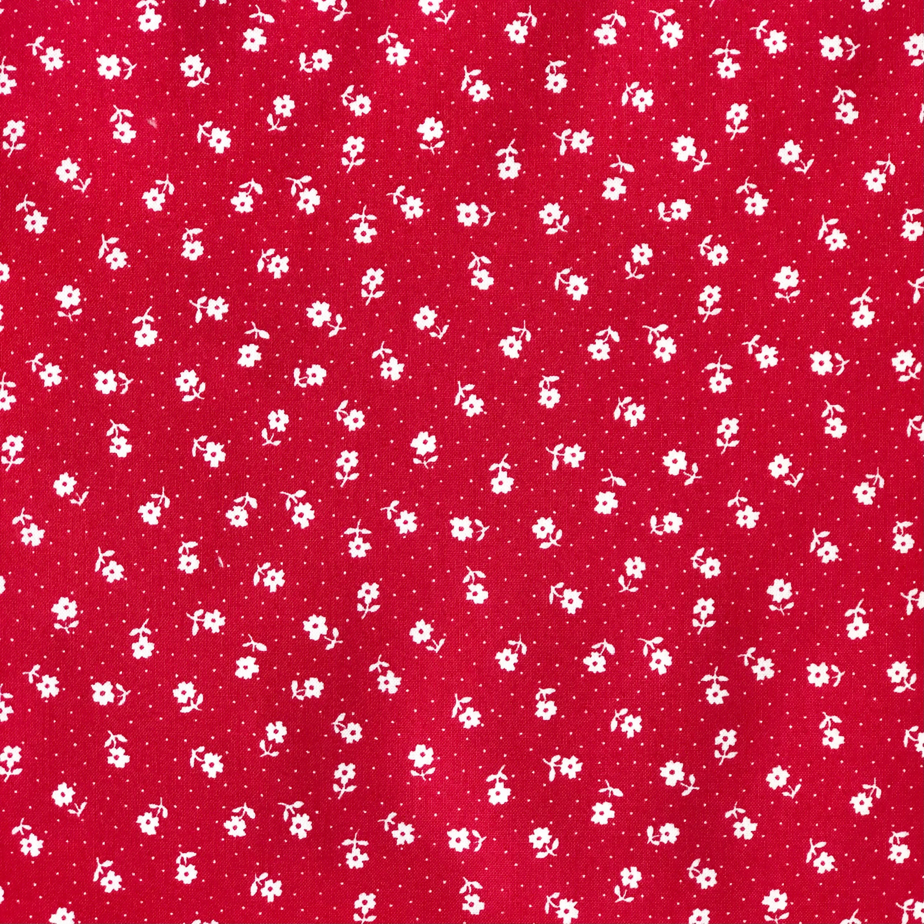 Bright Flower - Red - Atsuko Matsuyama - 30's Collection - Yuwa