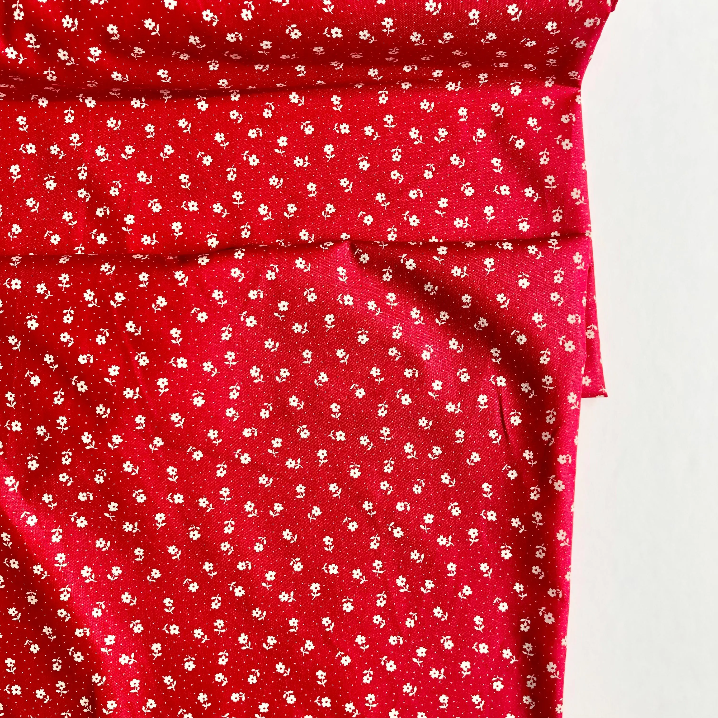 Bright Flower - Red - Atsuko Matsuyama - 30's Collection - Yuwa