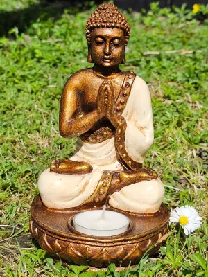 BUDDHA TEA LIGHT CANDLE HOLDER