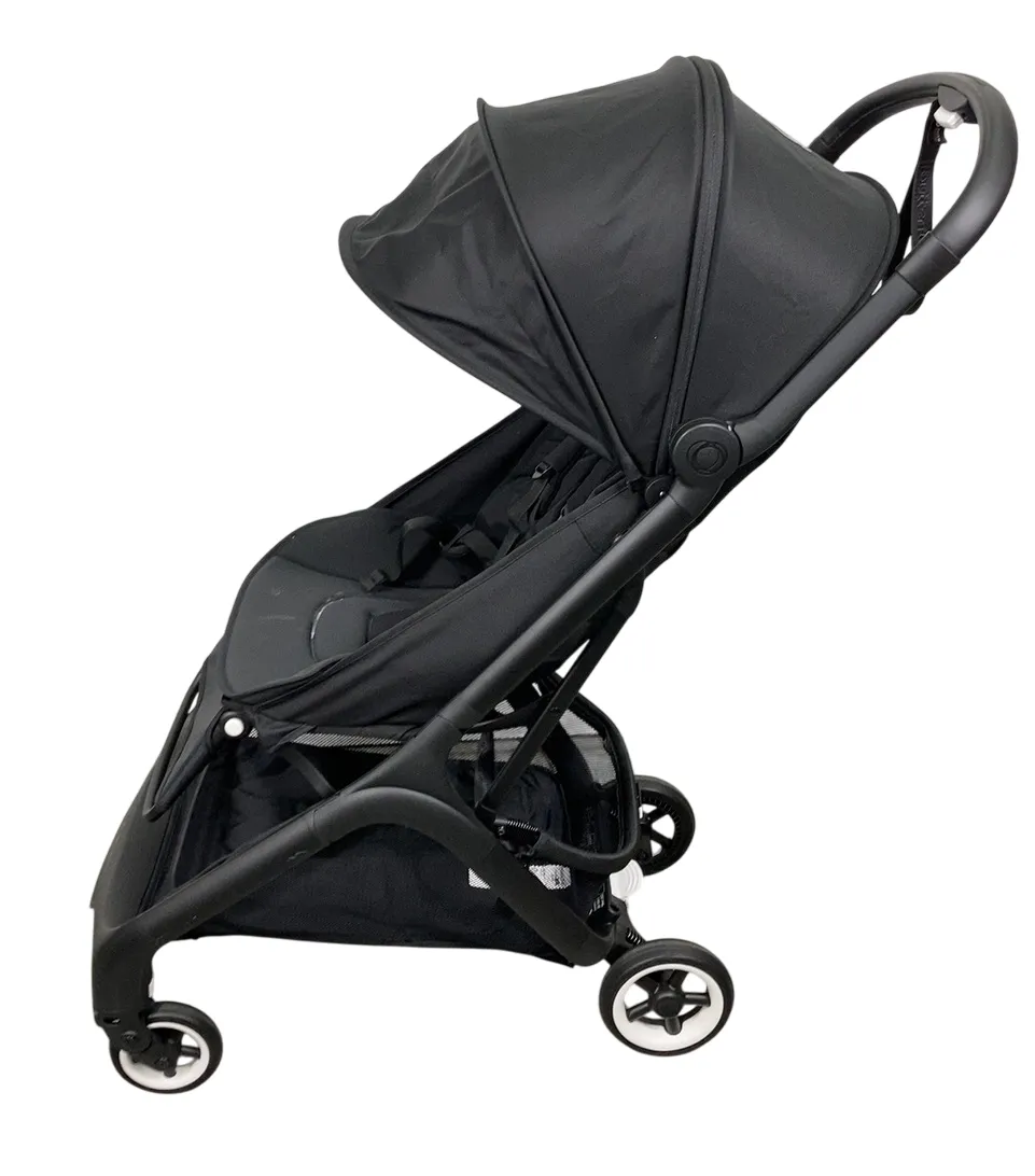 Bugaboo Butterfly Stroller, 2024, Black, Midnight Black, Midnight Black