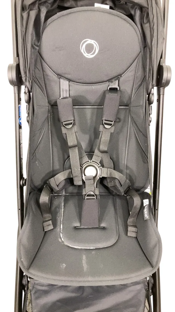 Bugaboo Butterfly Stroller, 2024, Black, Midnight Black, Midnight Black