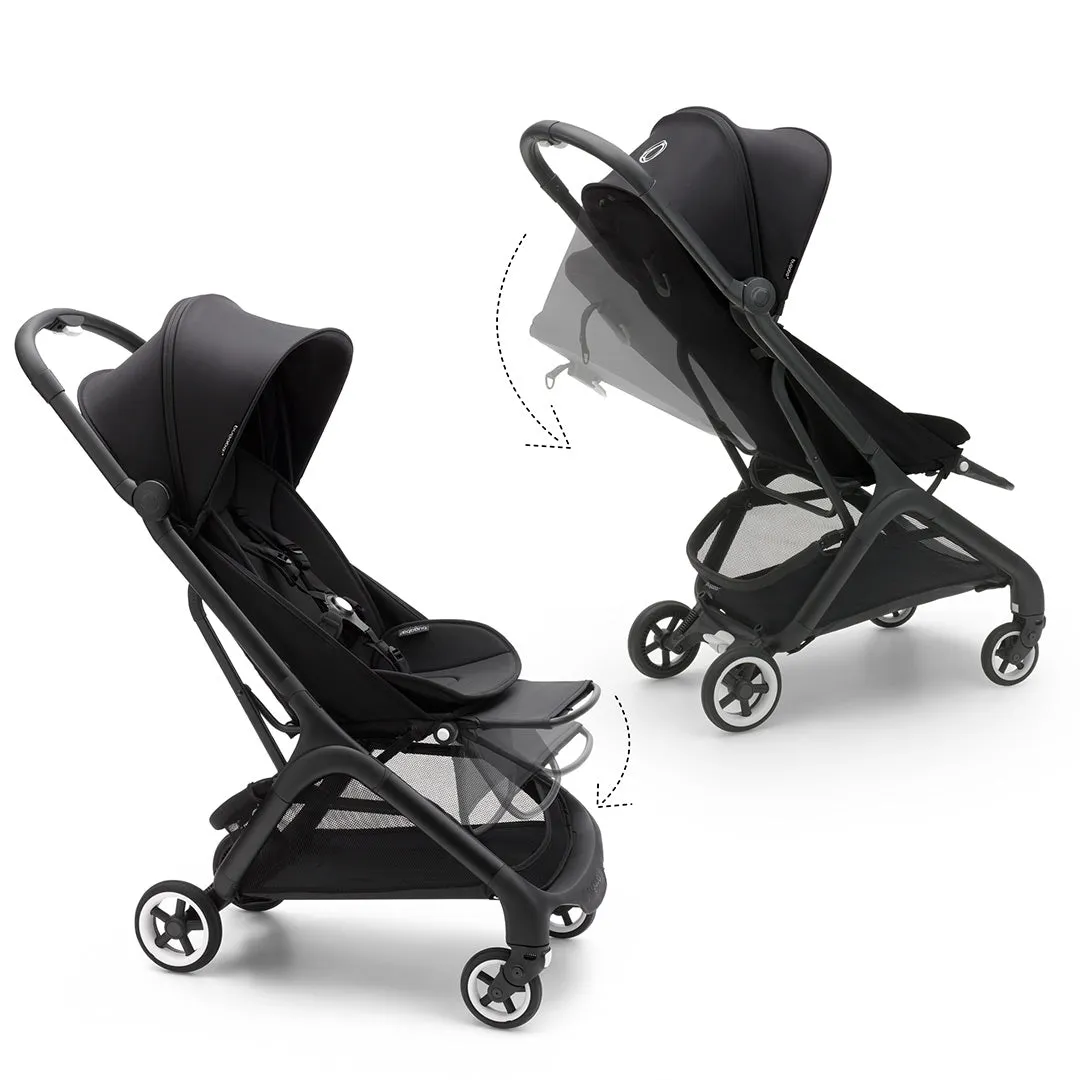 Bugaboo Butterfly Travel Pushchair - Black/Midnight Black