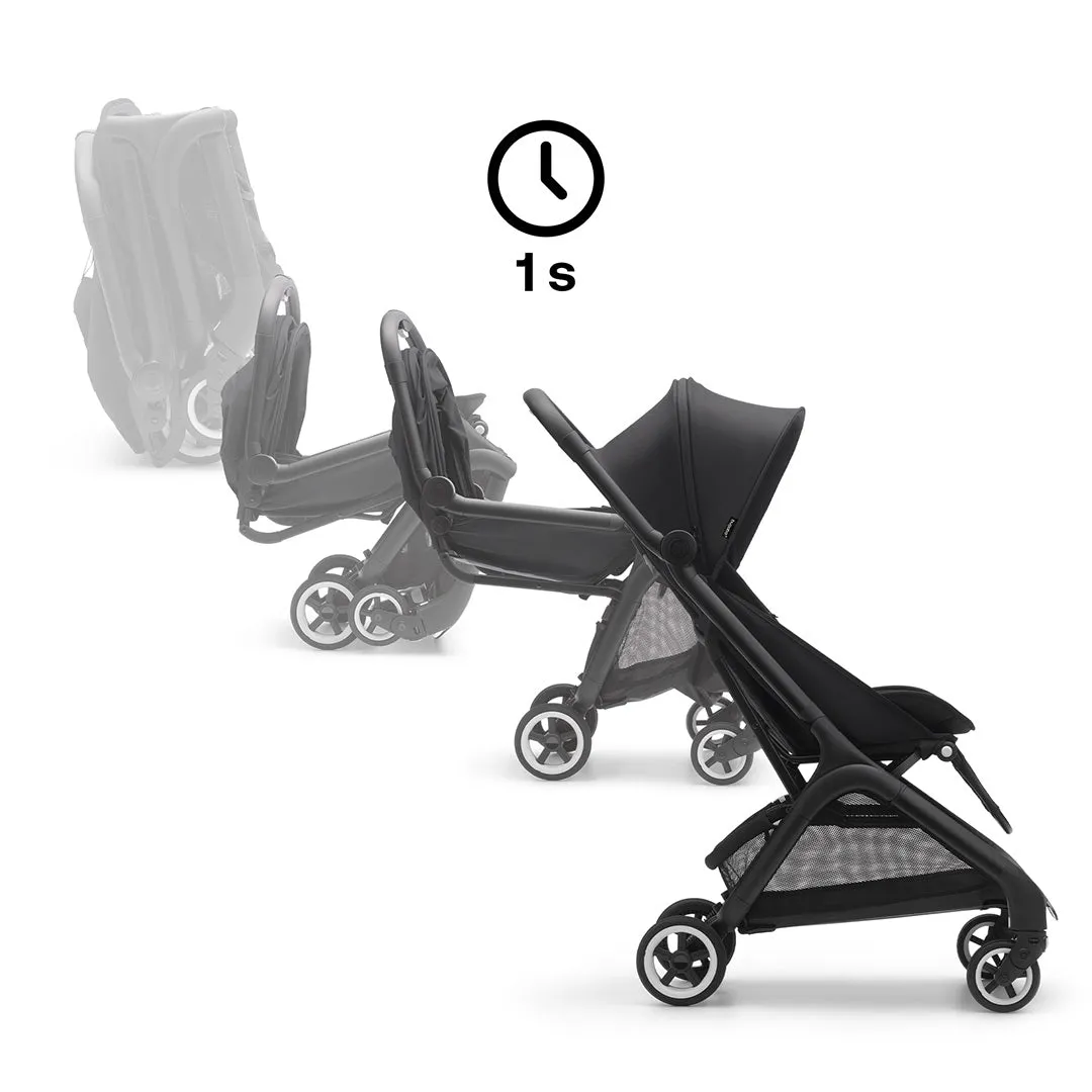 Bugaboo Butterfly Travel Pushchair - Black/Midnight Black