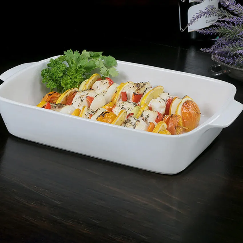 Calaisio | Rectangular Casserole Stoneware Roaster