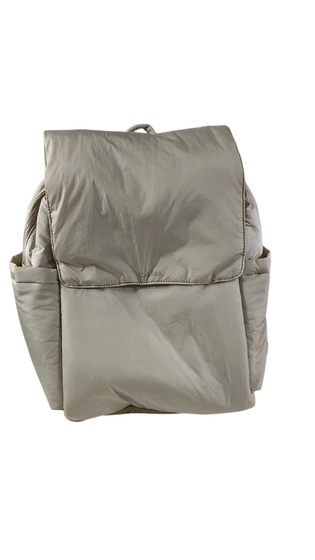 Calpak Diaper Backpack with Laptop Sleeve, Oatmeal