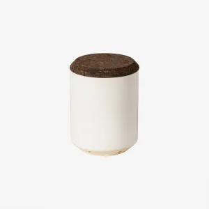Casafina | Modern Storage Garlic Canister with Smoked Cork Lid