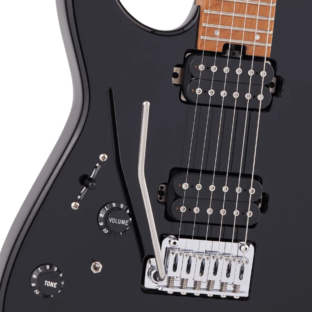 Charvel - Pro-Mod DK24 HH 2PT CM LH, Caramelized Fingerboard, Gloss Black