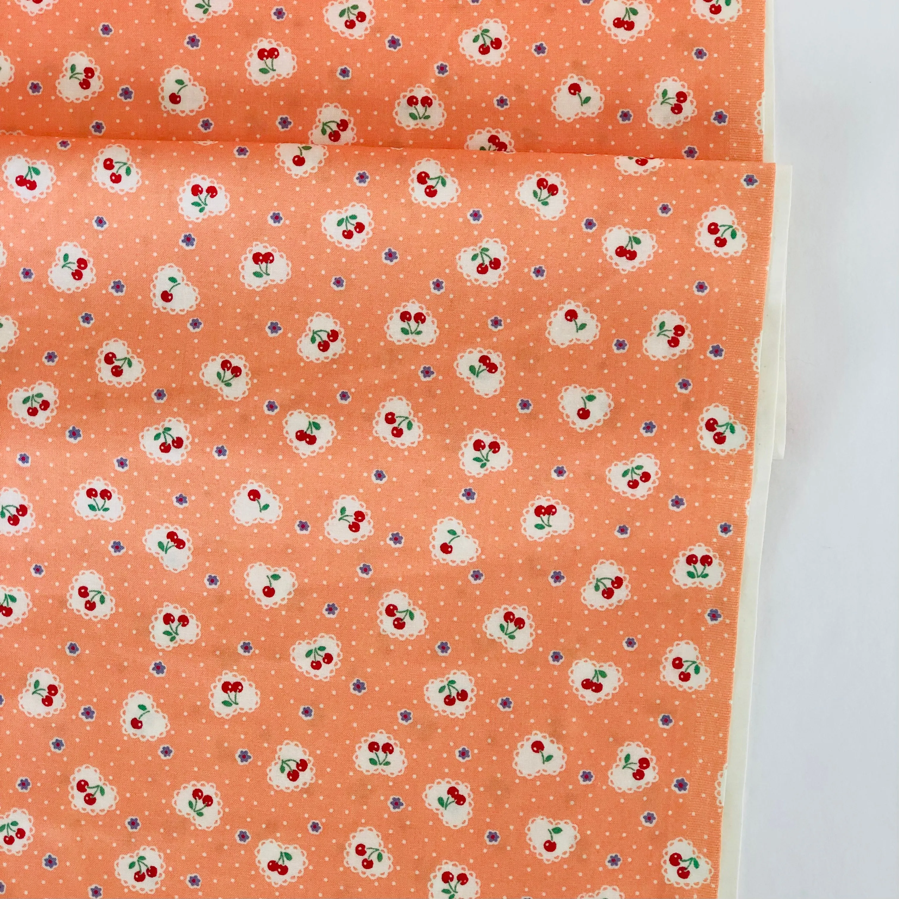 Cherry Heart - Orange - Atsuko Matsuyama - 30's Collection - Yuwa