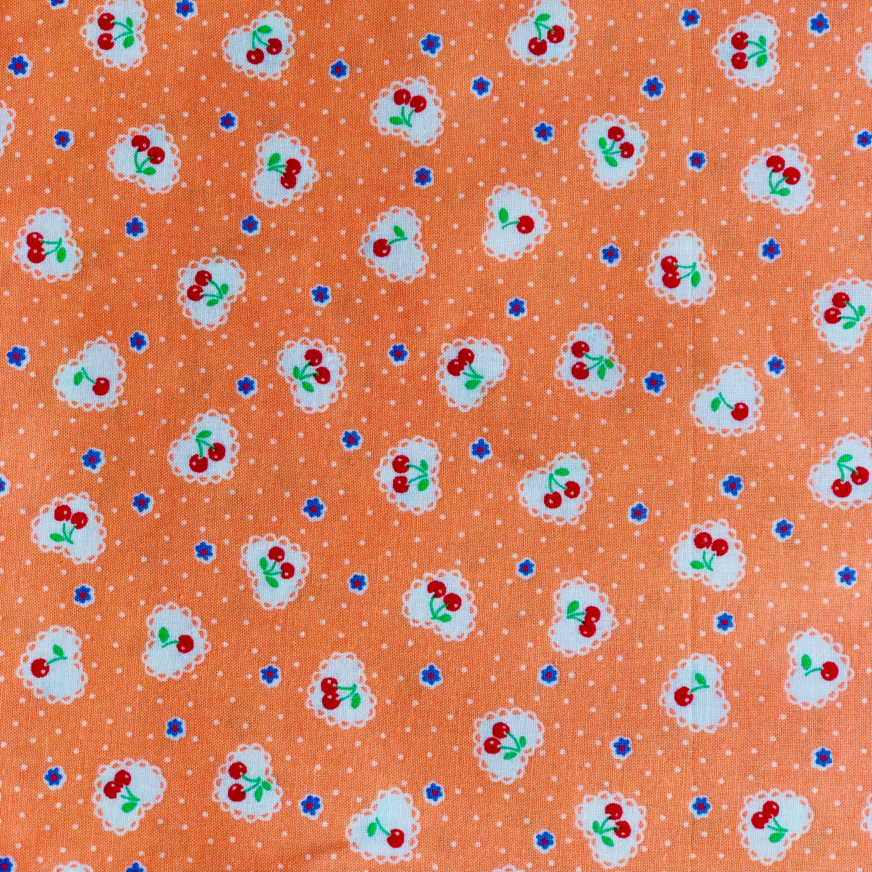 Cherry Heart - Orange - Atsuko Matsuyama - 30's Collection - Yuwa
