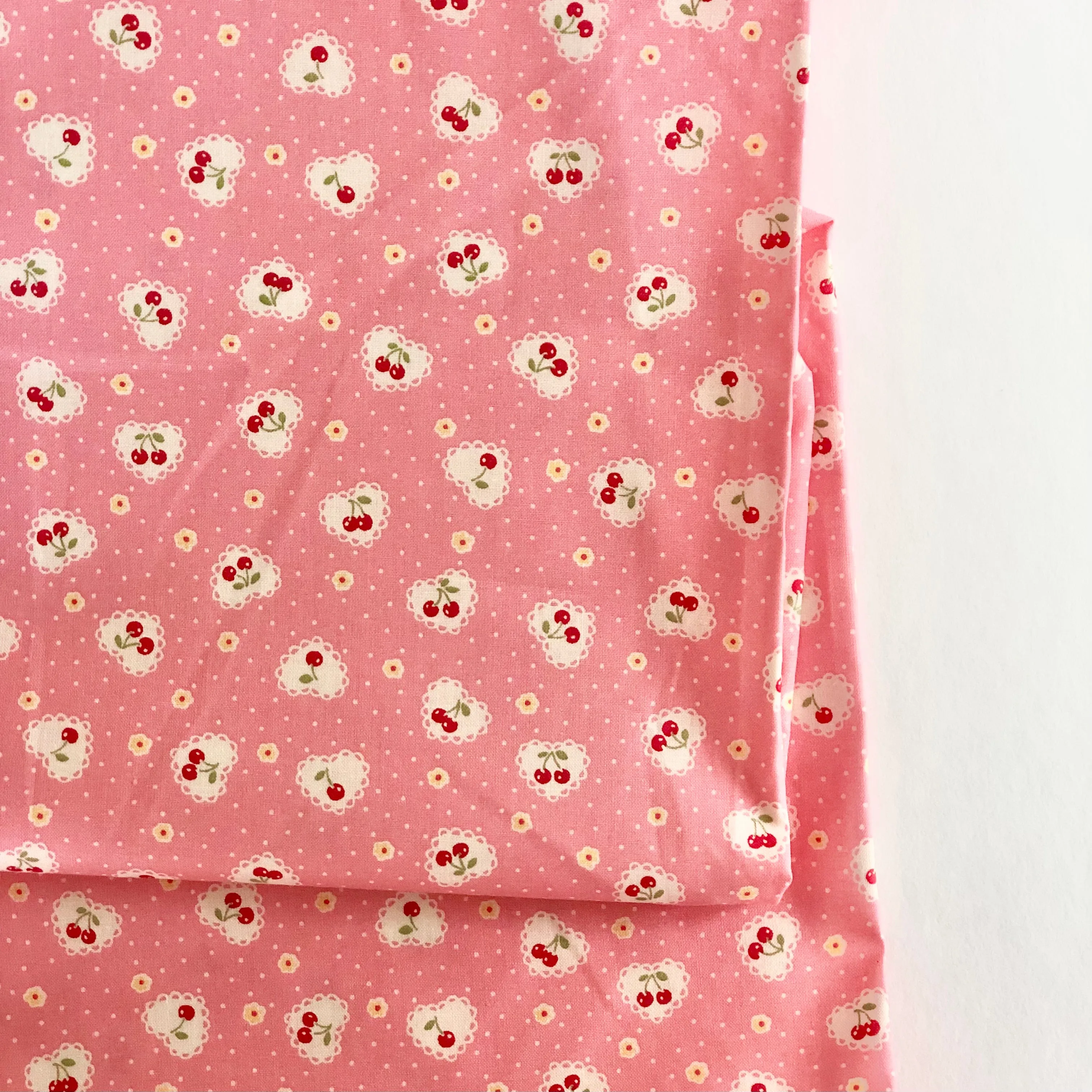 Cherry Heart - Pink - Atsuko Matsuyama - 30's Collection - Yuwa