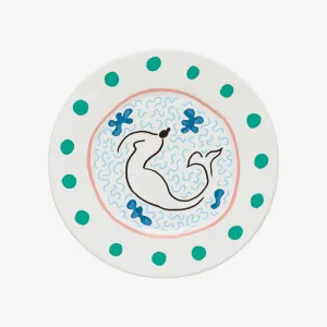 Costa Nova | Summer Bliss Salad/Dessert Plate - Mermaid