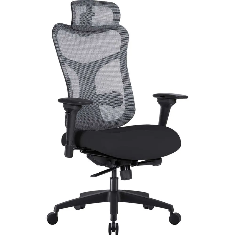 CSC Executive Mesh Chair Chrome Base 150kg Max Black
