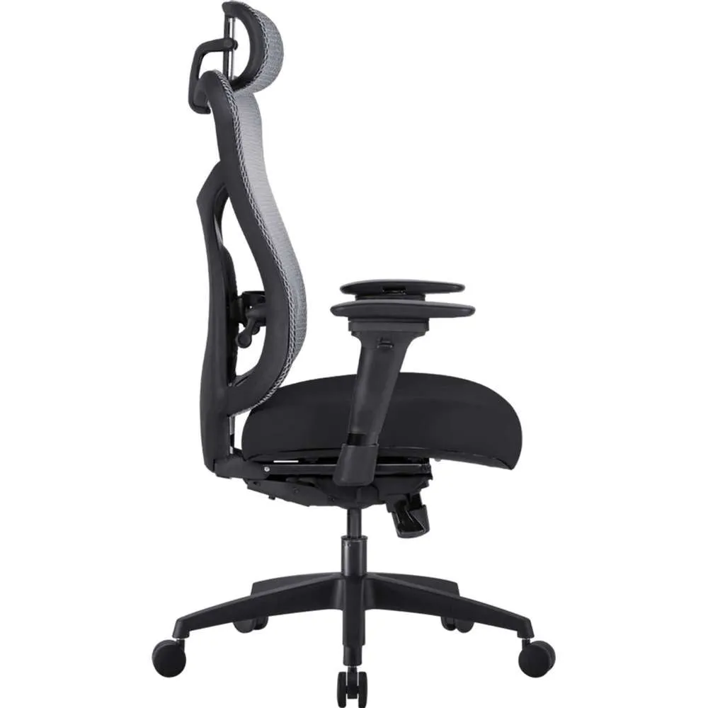 CSC Executive Mesh Chair Chrome Base 150kg Max Black