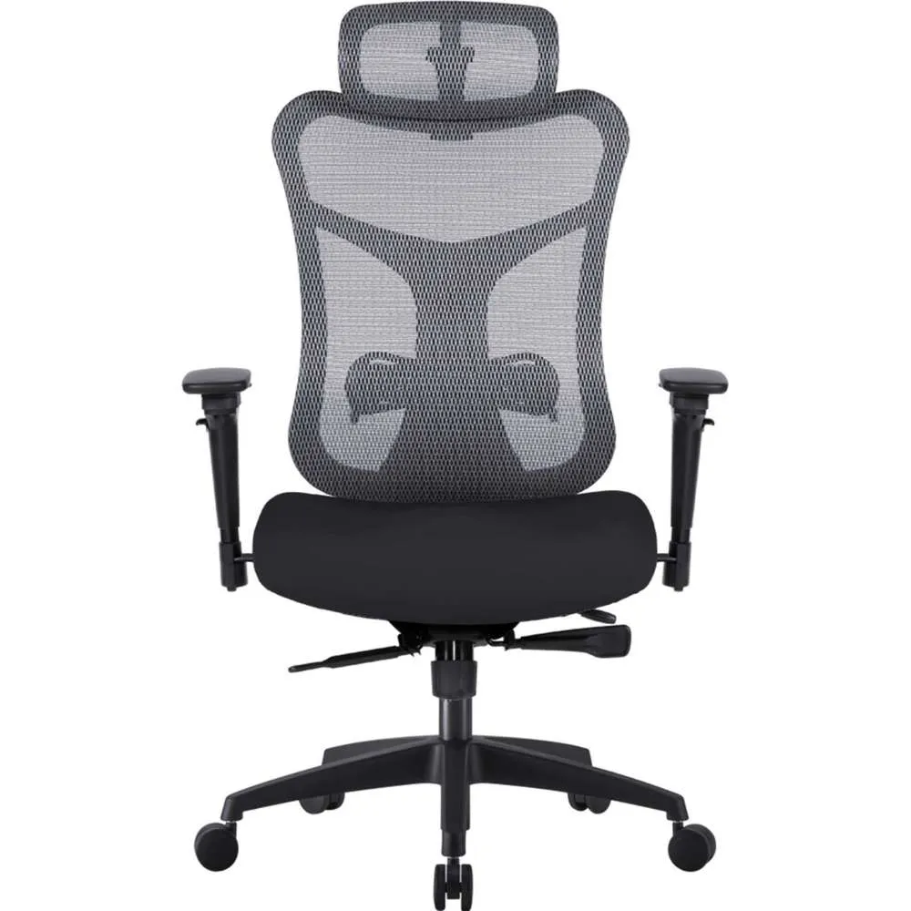 CSC Executive Mesh Chair Chrome Base 150kg Max Black