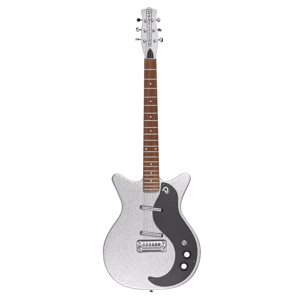 Danelectro '59M NOS  Silver Metal Flake
