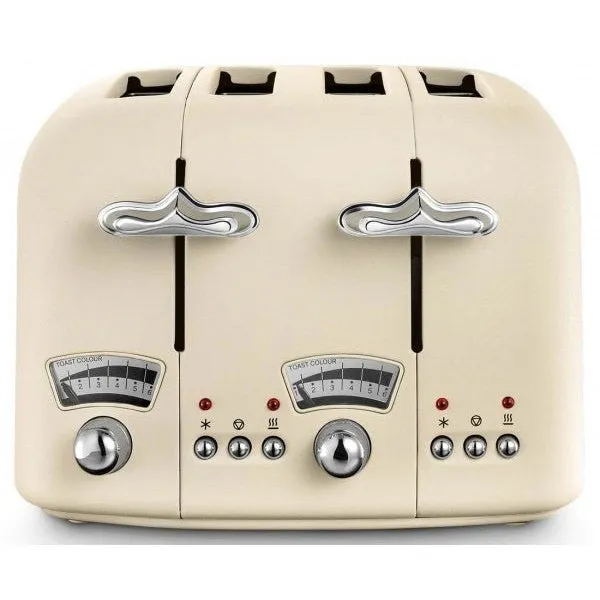 DeLonghi Argento Toaster | Flora Cream