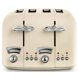 DeLonghi Argento Toaster | Flora Cream
