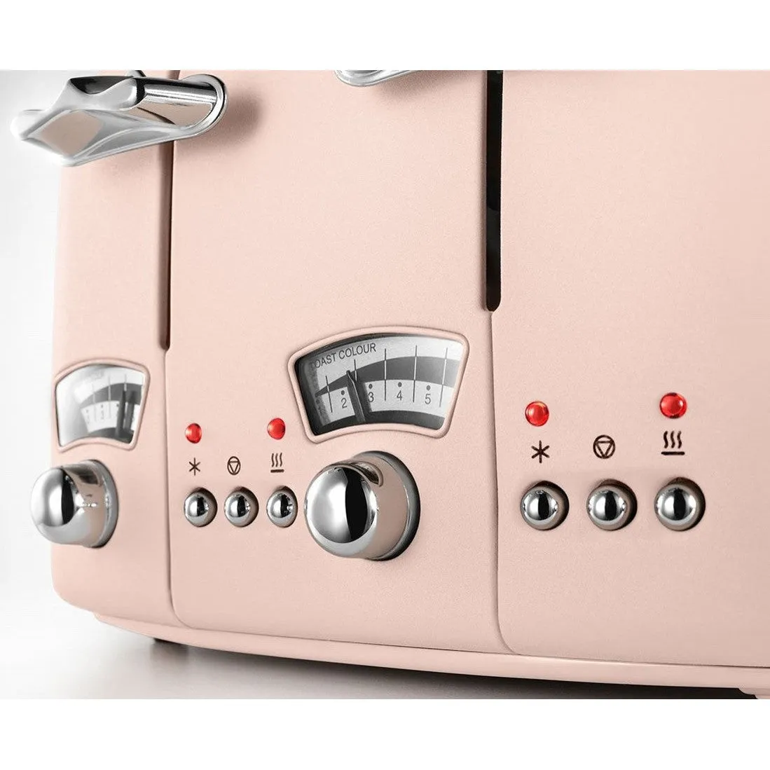 DeLonghi Argento Toaster | Flora Pink