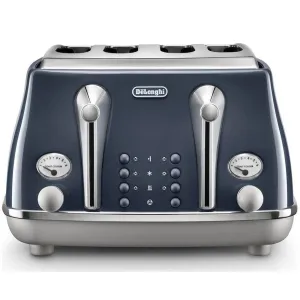 DeLonghi Icona Capitals 4 Slice Toaster | CTOC4003.BL