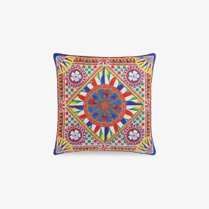 Dolce & Gabbana Casa | Carretto Silk Twill Small Cushion