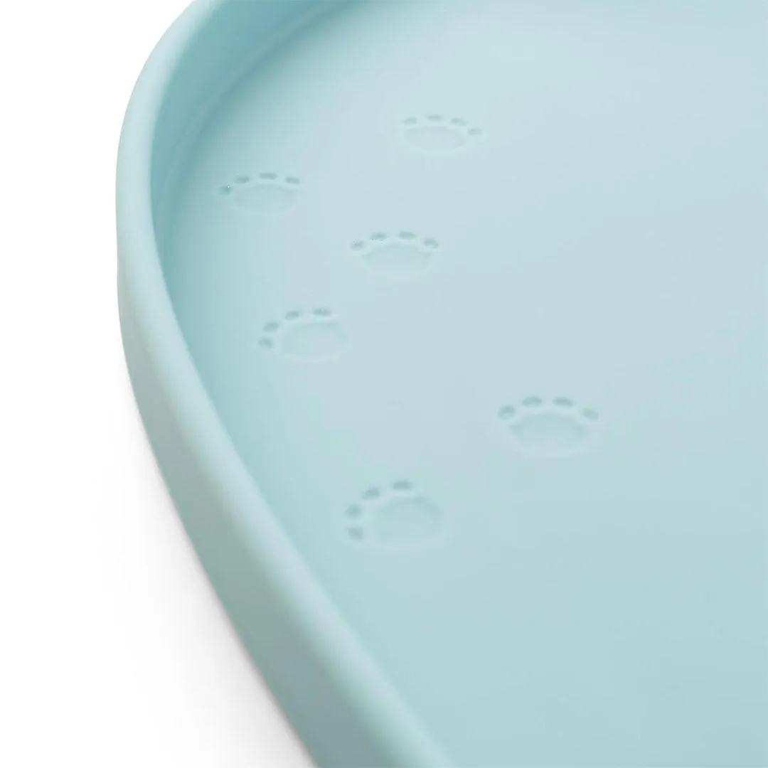Done by Deer High Edge Silicone Placemat - Blue - Elphee