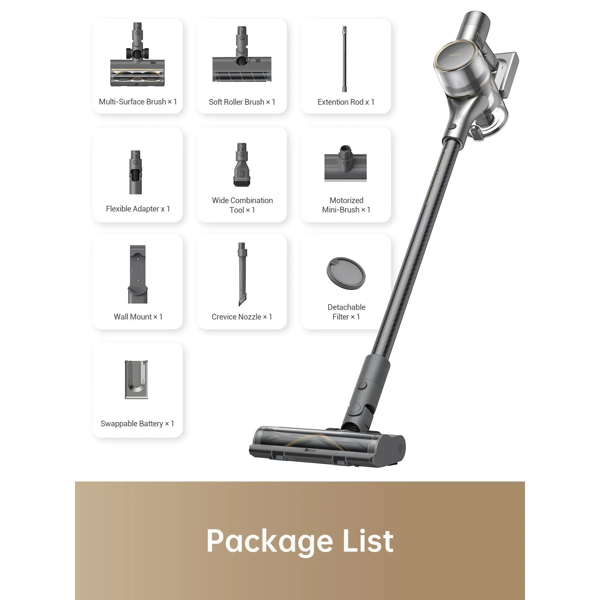 Dreame R20 Cordless Stick Vacuum with LED Dust Detection | VTV97A