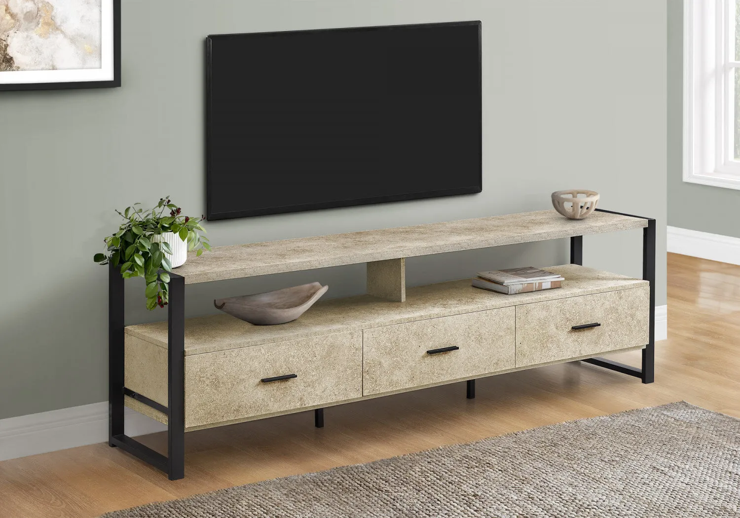 Encore TV Stand - Cream