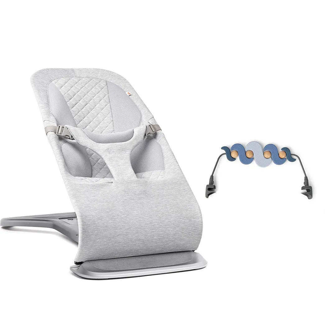 Ergobaby Evolve Baby Bouncer - Light Grey