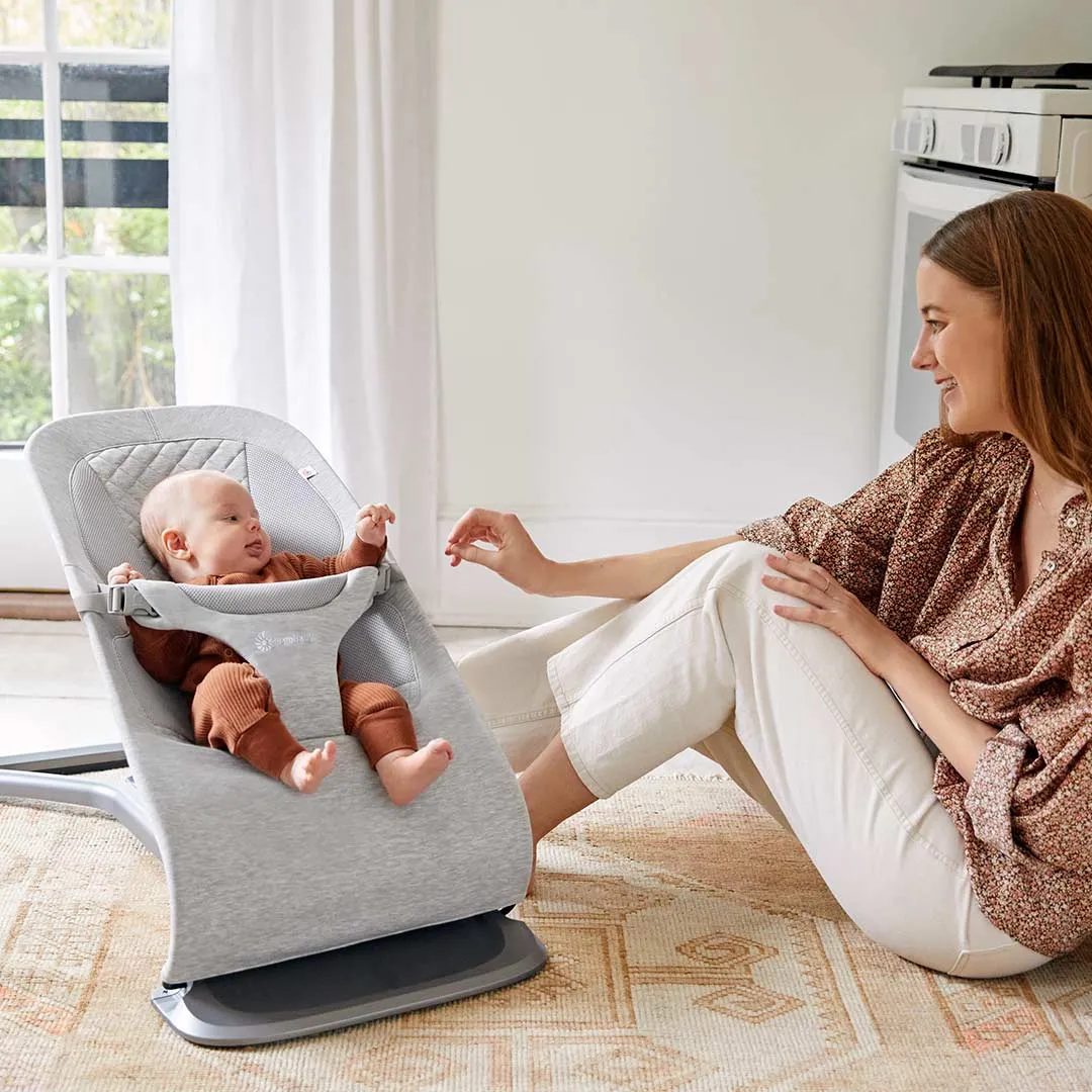 Ergobaby Evolve Baby Bouncer - Light Grey