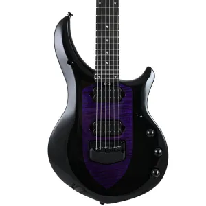 Ernie Ball Music Man - Majesty6, Wisteria Blossom, Black Matte H/W - Ebony Neck