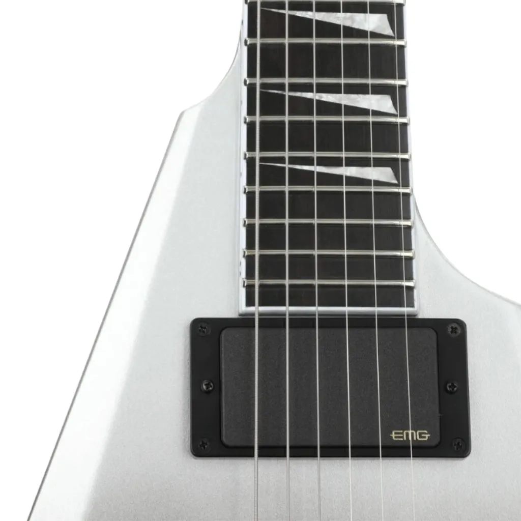 ESP E-II Arrow Neck Thru Electric Guitar - Black Silver Fade