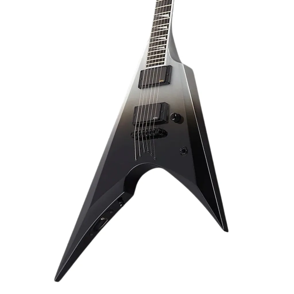 ESP E-II Arrow Neck Thru Electric Guitar - Black Silver Fade