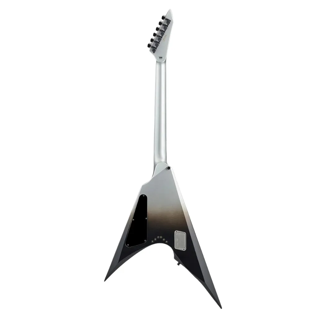 ESP E-II Arrow Neck Thru Electric Guitar - Black Silver Fade