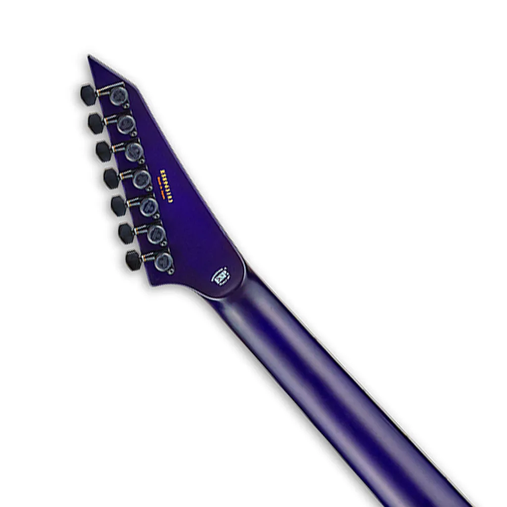 ESP E-II M II Purple Natural Fade 7 String w/Bare Knuckle Pickups